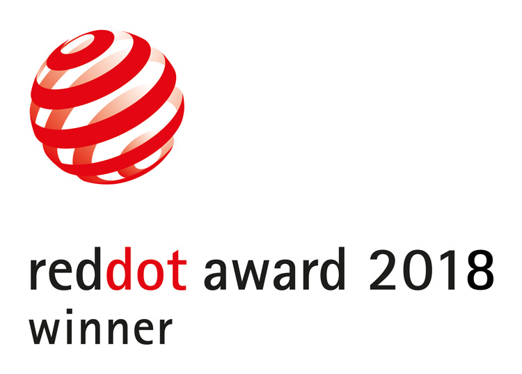 Logo des Red Dot Design Award Winners 2018